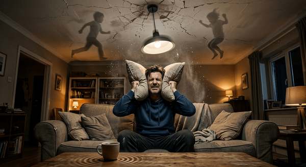 بمبِ صوتی در طبقه بالا